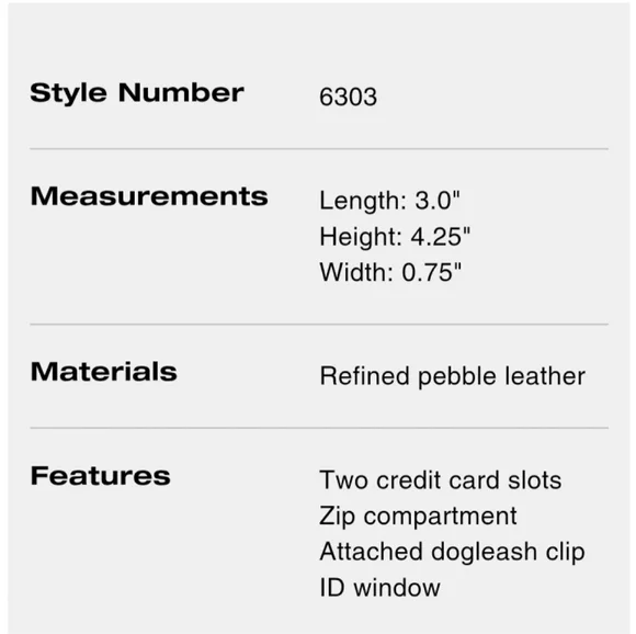 Coach Zip Card Case - Picture 6 of 6